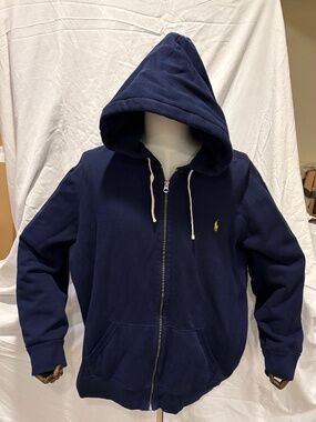 Polo Ralph Lauren Waffle-Knit Thermal Hoodie - Navy - Men's 3XL